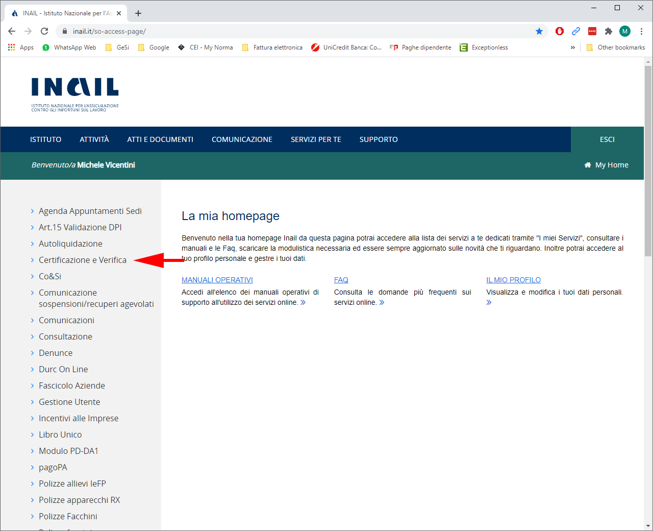 Home page